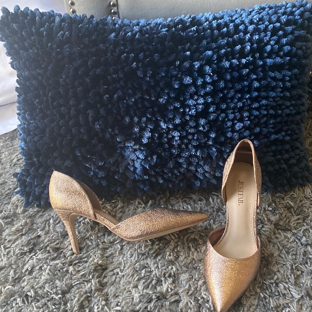 Rose gold heels